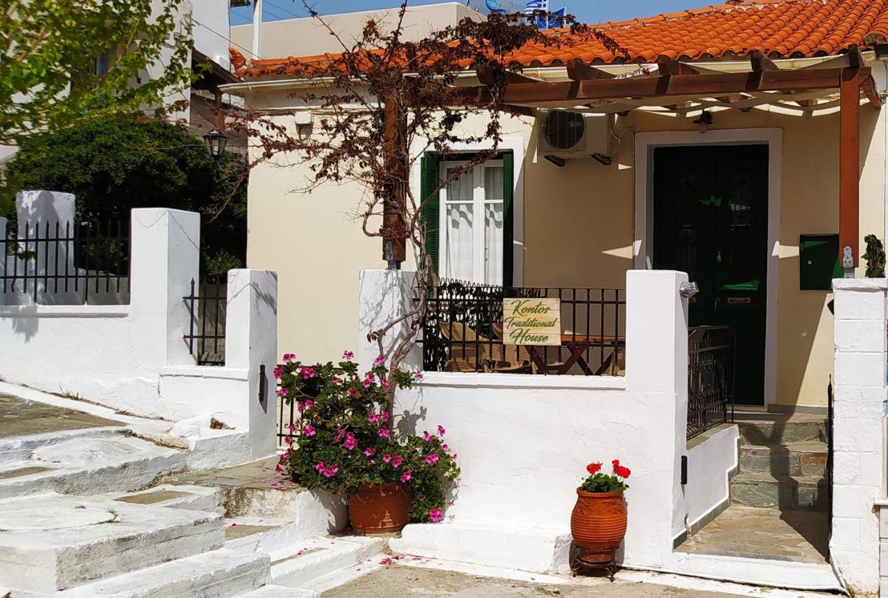 Kontos-Traditional House In Andros Beach Exterior photo